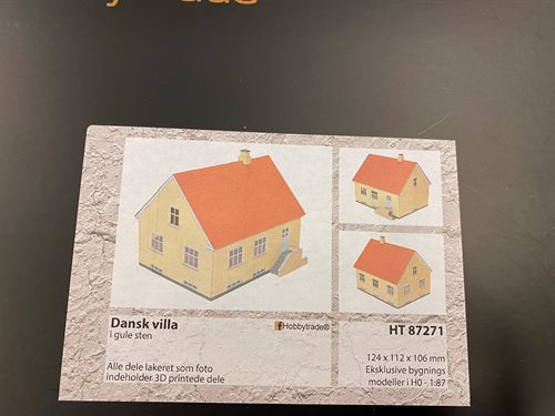 Hobbytrade 87271 Dansk villa i gule sten, Laserskåret, H0